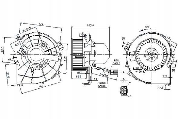 Nissens NIS87080/RS7 Nissens blower fan nis, 87080