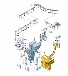 Volkswagen OE 1K0955453S New oe vw audi skoda seat washer tank