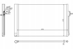Nissens Nissens air conditioning cooler (with dehumidifier) chev + driver assistant #28