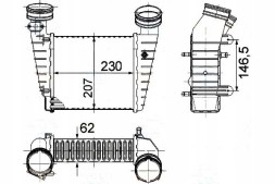 Behr Hella Service BRH8ML 376 776-611(iMOTO) Intercooler vw 1,8t 20v passat behr hella + driver's essential #37
