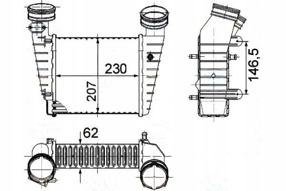 Behr Hella Service BRH8ML 376 776-611(iMOTO) Intercooler vw 1,8t 20v passat behr hella + driver's essential #37