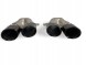 Proteile  Exhaust tips mercedes c-class c43 amg w206 s206 night package black