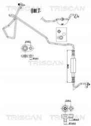 Triscan 9010 16065 Air conditioning cable 9010 16065 triscan ford