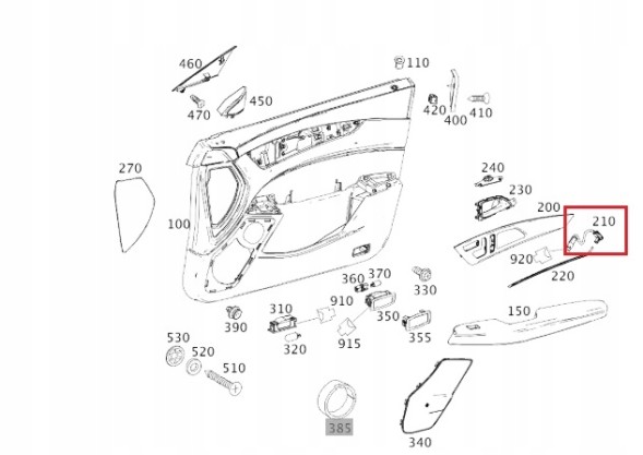 Mercedes-Benz OE  Mercedes cls c218 oe door light plug