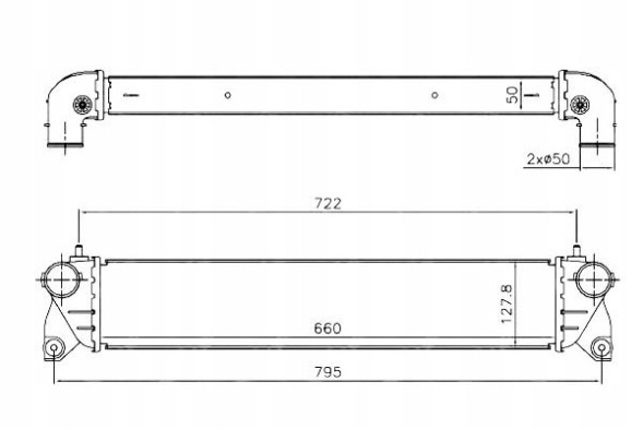 NRF PRO/30369 NRF Intercooler fiat sedici 1.9d m-jet 06- sx4 nrf + assistant collision #34