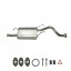 CHINA ZEST.20.042 Honda civic vi fastback 1.4 1.5 final silencer