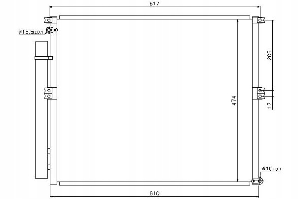 Nissens 940106 NIS/GIFT Air conditioning condenser toyota fj cruiser land crui + driver assistant #31