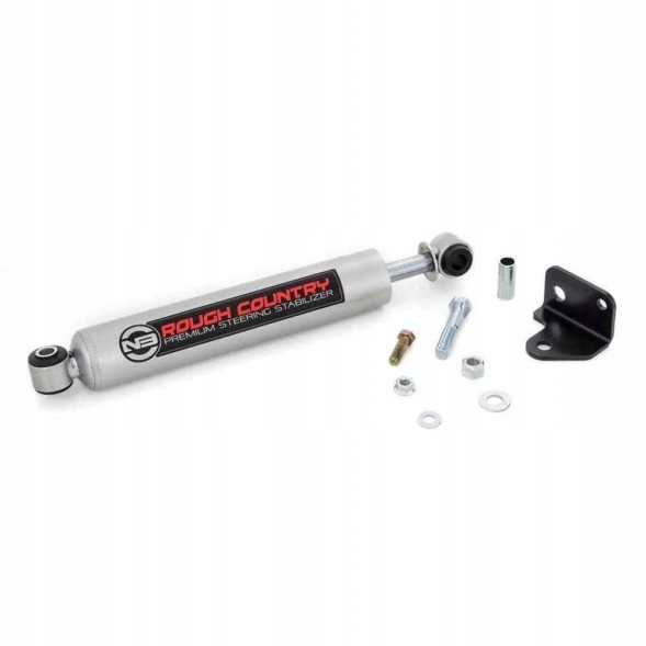 Rough Country RC8730630 Rough country steering shock absorber jeep wrangler jk 2007-2018