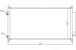 Nissens Nis940448 air conditioning cooler (with dehumidifier) ho + driver assistant #33