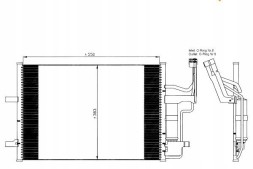 NRF  Nrf35508 air conditioning condenser mazda 3 03- 550x38 + driver assistant #33