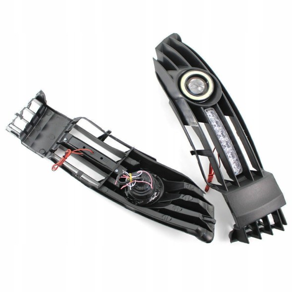 CHINA HALOGENY DZIENNE W ZDERZAK KRATKI DRL VOLKSWAGEN PASSAT B5 FL Halogens in bumper grille drl volkswagen passat b5 fl