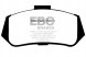 EBC DP173 Brake pads ultimax2 ebc brakes fiat 13