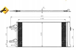 NRF 86228107 NRF Nrf35895 air conditioning condenser fiat ducato 06- ci + driver assistant #33