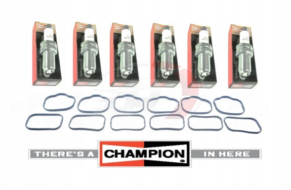 Champion  Dodge charger 3,6 v6 2011-2021 6x iridium spark plugs + seals