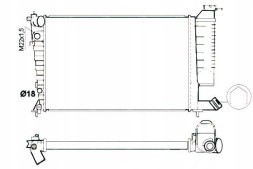 NRF NRF54716(iMOTO) Engine cooler citroen xsara zx peugeot 306 1. + Driver's essential #37