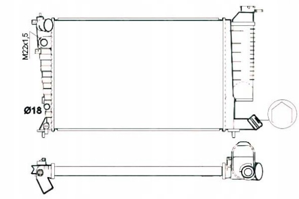 NRF NRF54716(iMOTO) Engine cooler citroen xsara zx peugeot 306 1. + Driver's essential #37