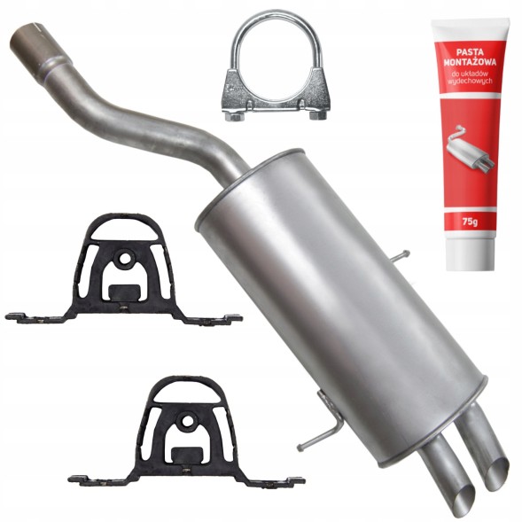 Ferroz FRZ-R7E69D9M9Q9I6L3 Final silencer bmw 3 320 323 328 e46 97 - 05 2.0 2.5 2.8 sedan kombi