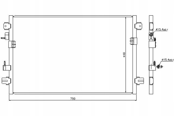 Nissens  Chrysler pacifica 3.5 08.0 air conditioning condenser + driver's essential #37