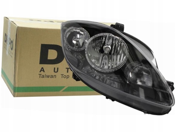 Depo  Lamp headlight right seat leon 1p 05-13