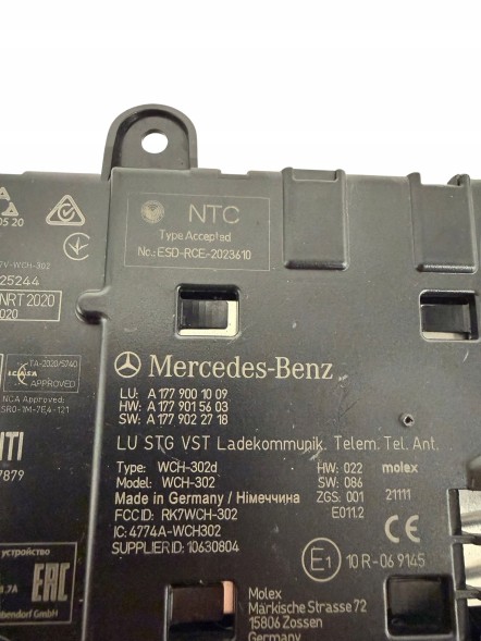 Mercedes-Benz OE A1779001009 A 177 900 10 09 glp Induction charger mercedes w177 a1779001009