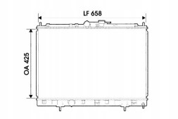 Valeo  Val734198 mitsubishi pajero pini engine cooler + driver assistant #33