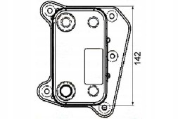 Behr Hella Service 8MO 376 726-091/BRH Behr hella oil cooler 6111880101 a 126410n hp + driver assistant #28