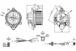 Nissens PRO/87050 NIS Citroen xantia 1.6-3.0 03.93-04.03 nissen blower + collision assistant #34