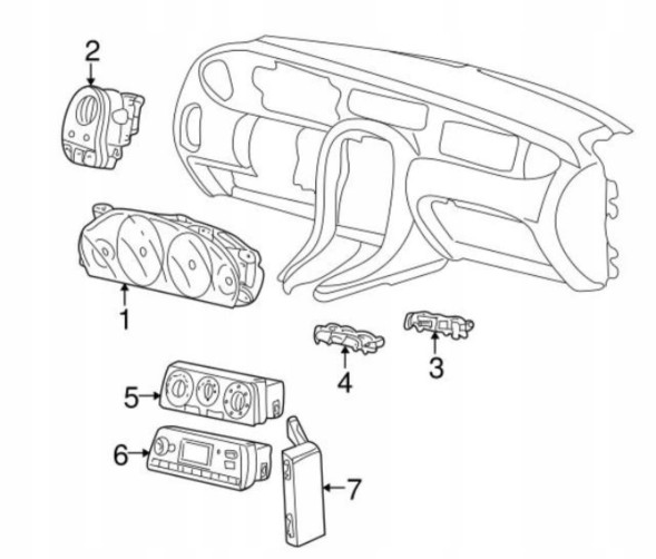 Jaguar OE C2S49714 Air conditioning controller module jaguar x-type 02-08 c2s49714