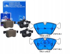ATE PRO/13.0460-7089.2 ATE Brake pads bmw front e39 2,0-3,5 95-04 ate + collision assistant #34