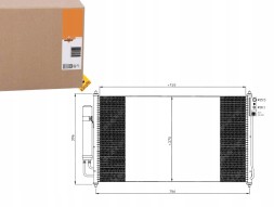 NRF 86228073 NRF Nrf35878 air conditioning condenser nissan + driver assistant #33