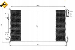 NRF 86228073 NRF Nrf35878 air conditioning condenser nissan + driver assistant #33