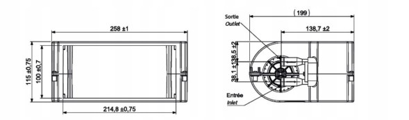 Siroco 01600002 Water heater 4,3 kw 12 v l