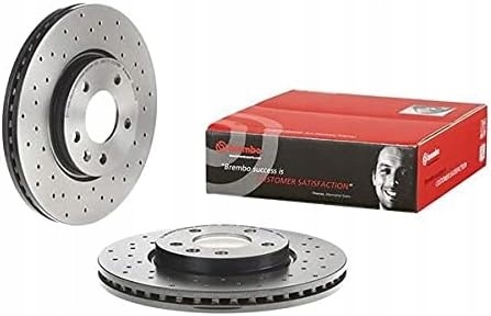 Sealey 11611432558 Brembo 09.B356.1x brake disc 2 pcs 11611432558
