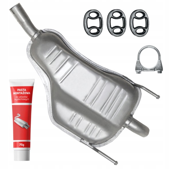 Ferroz  Final silencer opel astra h iii 3 1.4 1.6 1.8 04-10 htb coupe gtc kombi