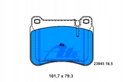 ATE 13.0460-4994.2/ATE Ate set of brake pads front mercedes c (cl203), + driver assistant #28