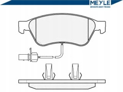 Meyle 52715740 MEY Mey025 238 9620/pd brake pads vw front a8/phaeton + driver assistant #33
