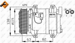 NRF Air conditioning compressor - nrf 32211