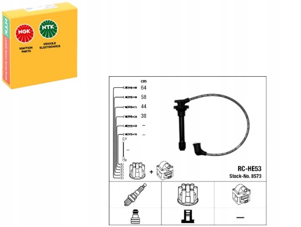 NGK  Ngk przew.Wys.Nap.Kpl. Honda rc-he53