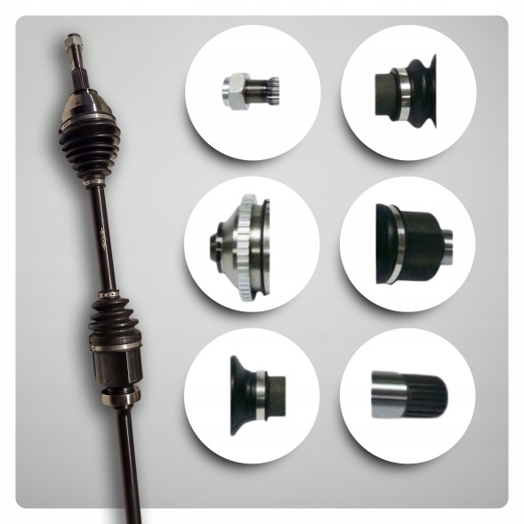 BRV B1678 Half axle right ford galaxy iii (ck) 2.0 ecoblue automat 8b new