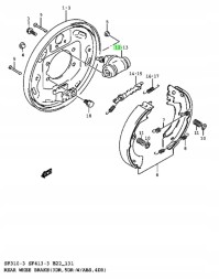 Suzuki OE  Suzuki swift sf 1989-2003 - brake cylinder lt