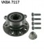 SKF  Wheel bearing front rear with abs sensor vkba 7117