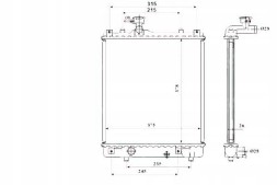 NRF  Cooler opel agila 1,0 00- nrf + driver's essential #37