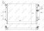 NRF  Water cooler vw tiguan 1.4tsi-2.0tdi - nrf 58464
