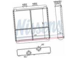 Nissens 72042 Heater mercedes cls c218 2.1-5.5 11-17 x218 2.1-5.5 12-17