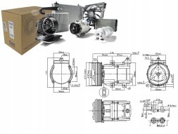 Nissens NIS890081(iMOTO) Air conditioning compressor ford maverick mondeo ii mo + driver's essential #37