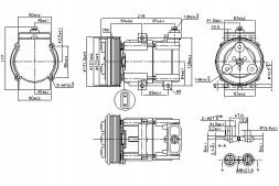 Nissens NIS890081(iMOTO) Air conditioning compressor ford maverick mondeo ii mo + driver's essential #37