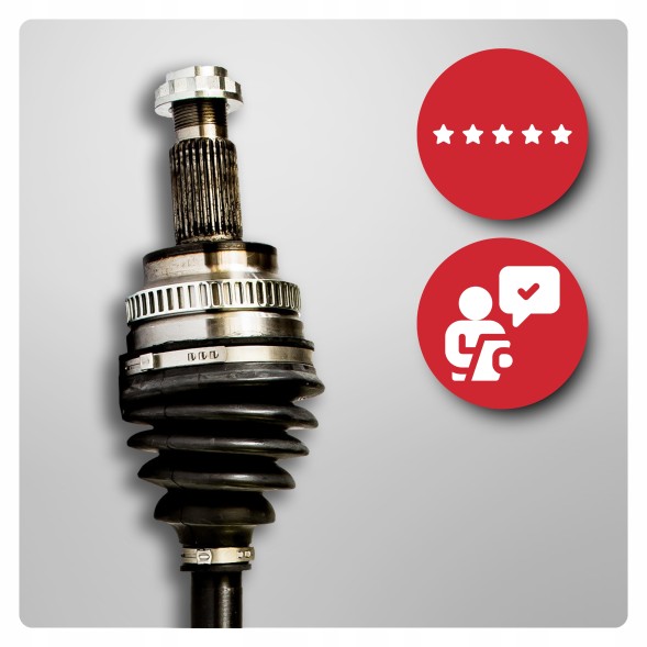 BRV B1691 Half axle left mercedes class a (w168) a140 a160 a190 a210 automatic new