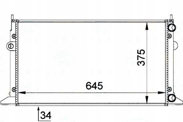 Behr Hella Service BRH8MK 376 719-711(iMOTO) Behr hella 7m0121253b 95vw8005a engine cooler + driver's essential #37