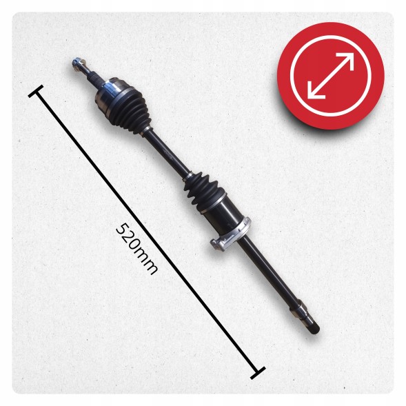 BRV  Half axle right vw transporter vi t6.1 2.0 tdi manual new