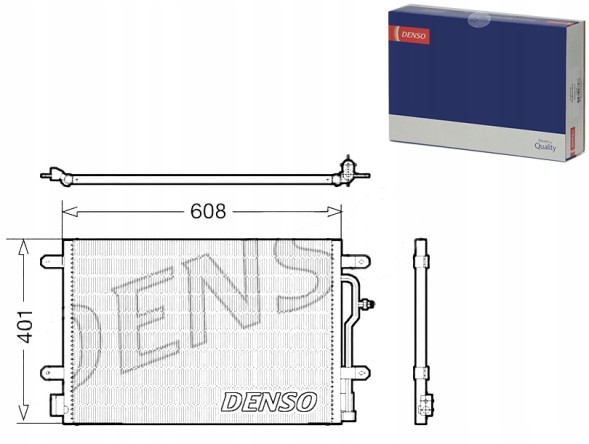 Denso 86372670 DEN Dendcn02011 air conditioning cooler audi a4, a6, al + driver assistant #33